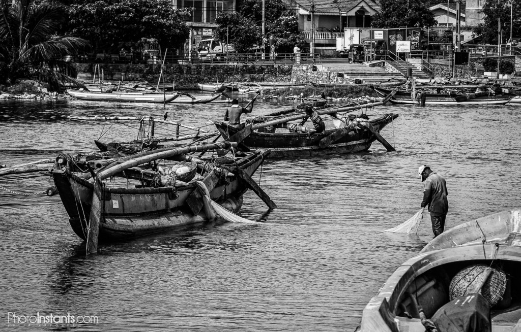 Pescadores en Negombo